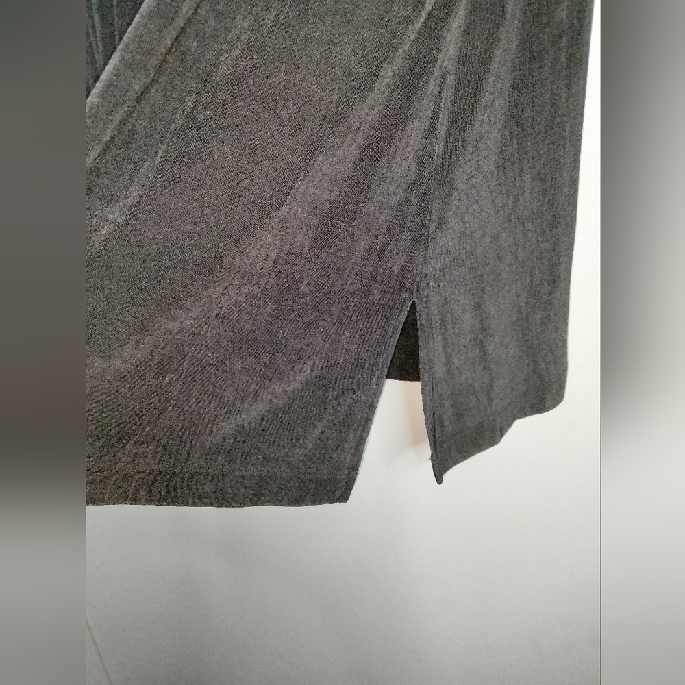 Chico's Design (Size M/L) Dark Pewter LS Top & Pull-on Pants (2PC) Matching Set - Picture 4 of 12